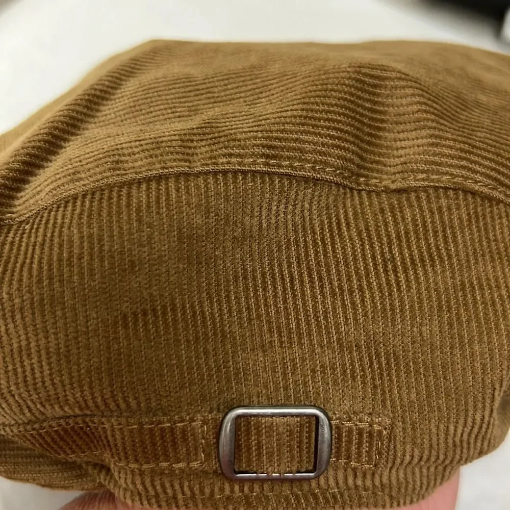 Janie and Jack 100047321 Brown Corduroy Newsboy Cap size 6 to 8